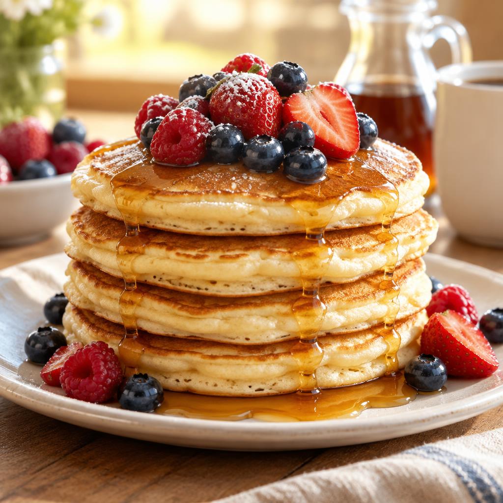 Fluffy Buttermilk Pancakes